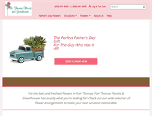 Tablet Screenshot of fortthomasflorist.net